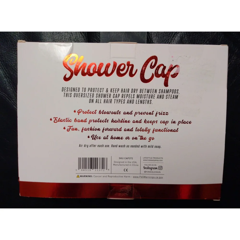Extra Large Reusable Shower Cap